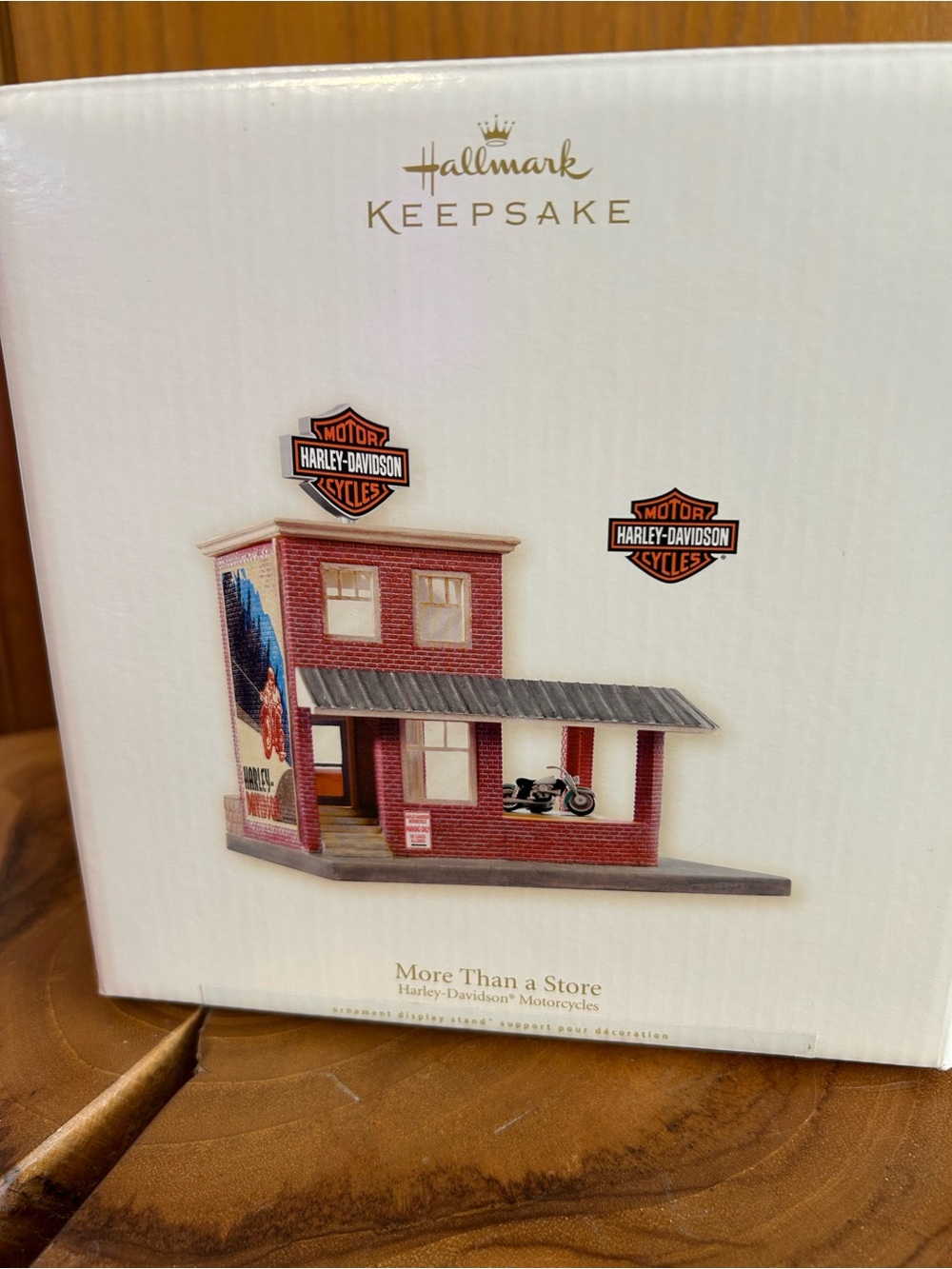Harley-Davidson Red Brick and Gray Roof Collector Display more than a store